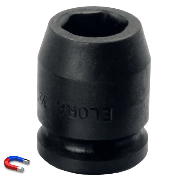 Đầu tuýp đen ELORA 790MG, có nam châm, đầu vuông 1/2 inch thumbnail 2