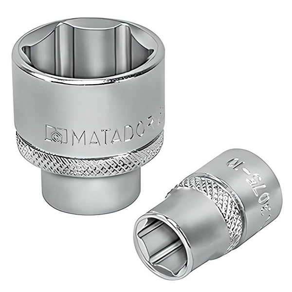 Đầu tuýp vuông 1/2 inch Matador 4075-17, 6 cạnh, hệ mét