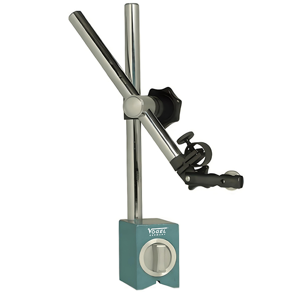 Đế gá đồng hồ so 25020, tầm với 250mm, lực từ 650N