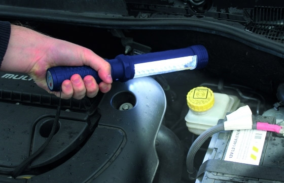 600025 Đèn LED ánh sáng trắng 52 LED +1 đèn rọi