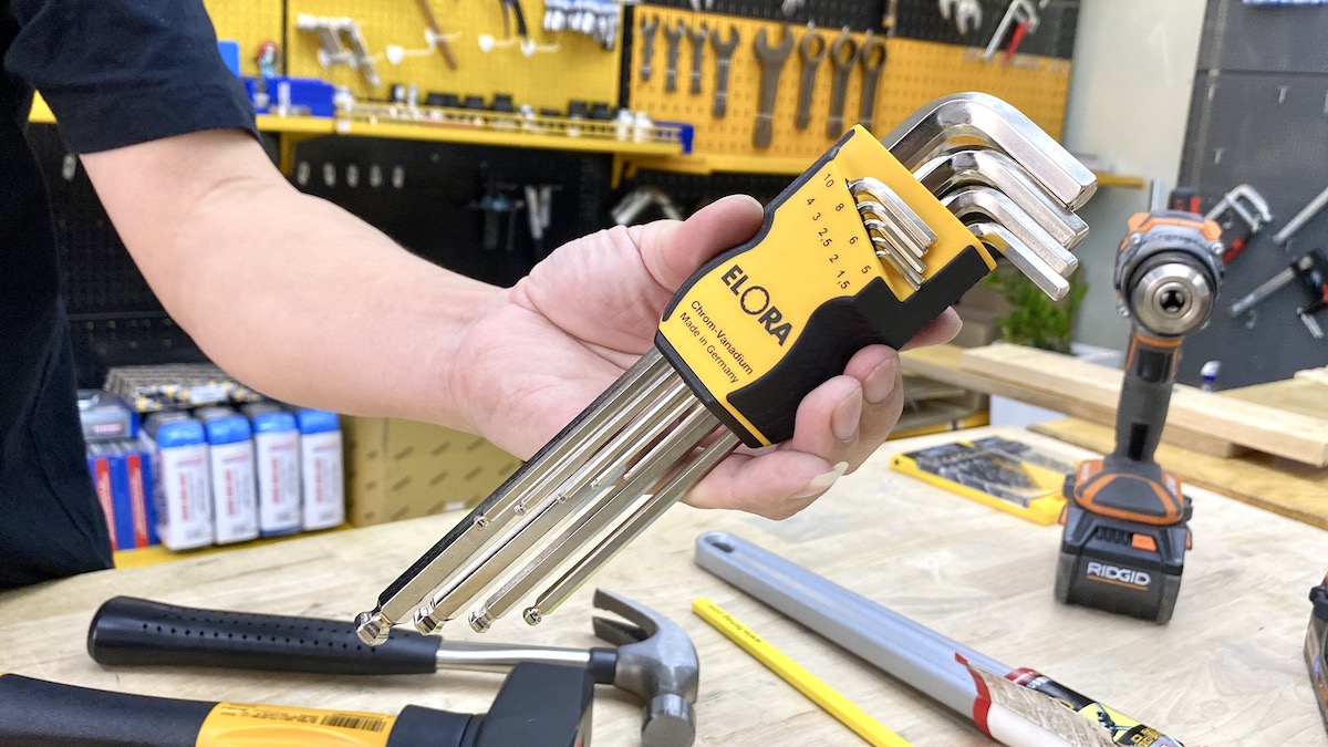 Bộ lục giác đầu bi 9 cây 159SKU ELORA