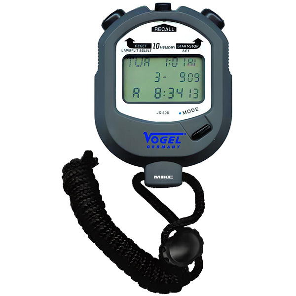 Đồng hồ bấm giờ điện tử 58050, trong thể thao, IP54