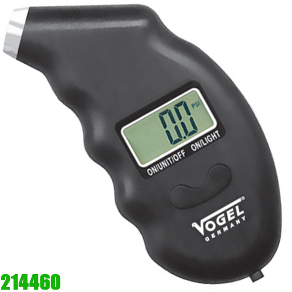 Đồng hồ đo áp suất vỏ xe Vogel Germany 214460, lốp xe, chỉ thị số