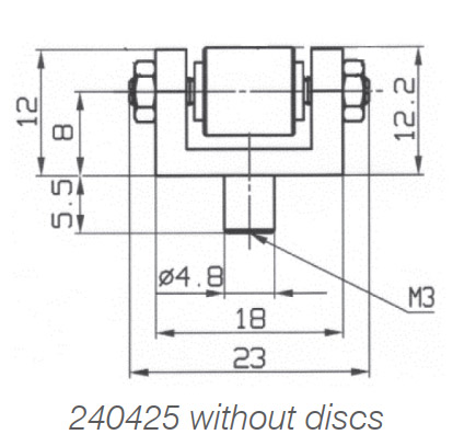 Đồng hồ đo độ dày dây thép liên tục, tiếp điểm con lăn, độ chính xác 0.01mm
