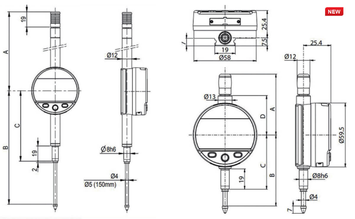 thông số đồng hồ so 2402