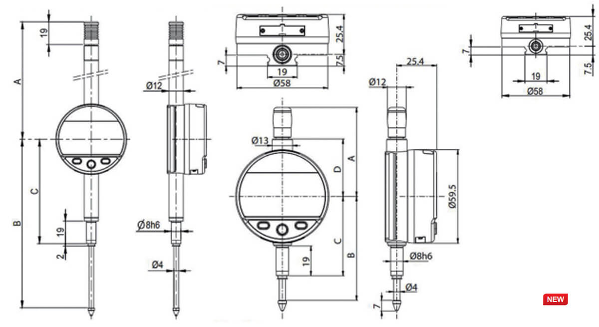 đồng hồ so độ chính xác 0.001