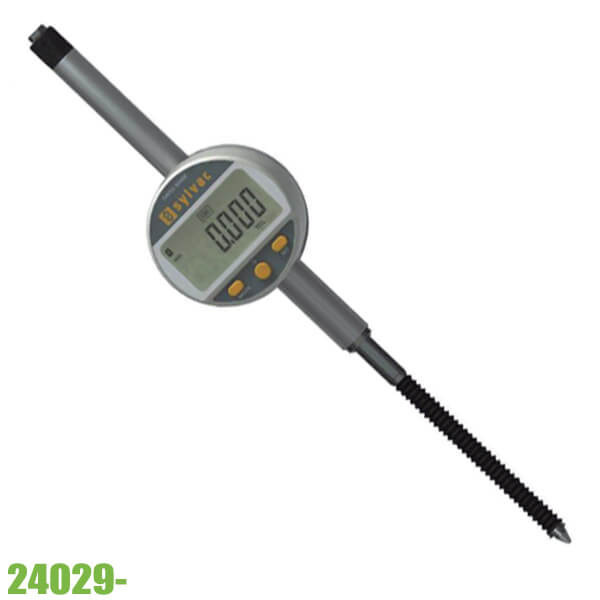 Đồng hồ so điện tử 24029, chân thẳng model 2021, chuẩn IP67