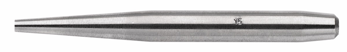 Đột tròn trơn ELORA 231, chuôi đục thon dần. Made in Germany