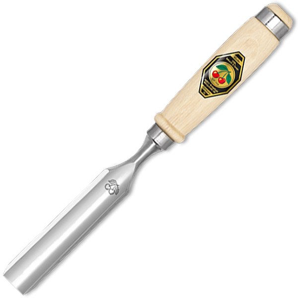 Đục gỗ lưỡi cong Kirschen 1431, đục khum vát ngoài, cán gỗ