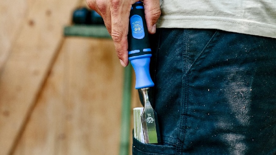 Kirschen 10080 – đục gỗ lưỡi dẹt cán nhựa 2K