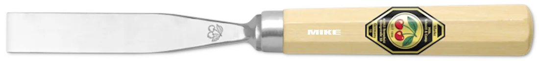 Đục gỗ điêu khắc lưỡi thẳng cán gỗ hình bát giác Kirschen Germany 31010