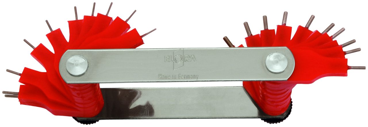 194- dưỡng đo lỗ kim phun 16-20 lá Elora