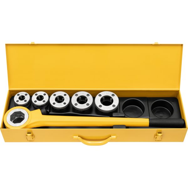 REMS 520063 Bộ dụng cụ cắt ren NPT 3/8+1/2+3/4+1+1 1/4