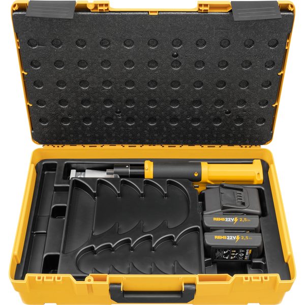 Bộ uốn ống cầm tay REMS Hydro-Swing bằng thủy lực 22V Basic-Pack +batt 2,5 Ah REMS 153403 R220