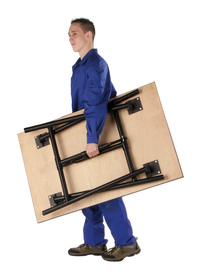 Bàn làm việc gập Jumbo 1100 x 700 mm REMS 120200 R thumbnail 3