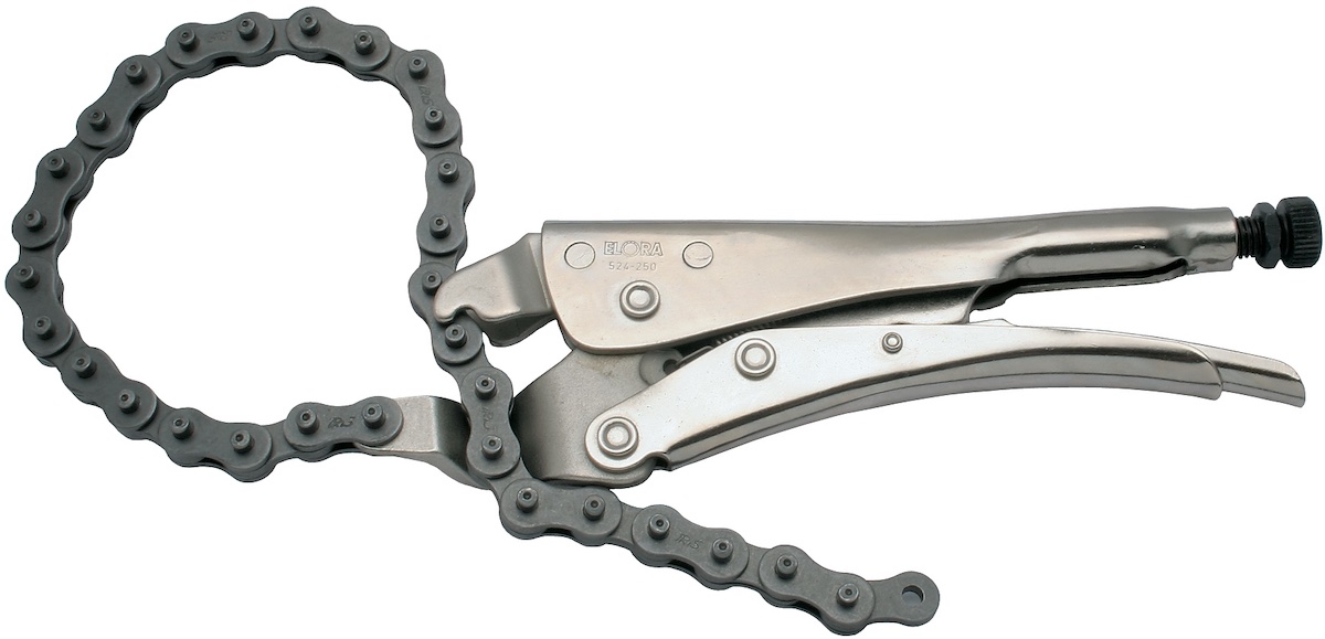 Kềm bấm chết kiểu đai xích 524-250 ELORA