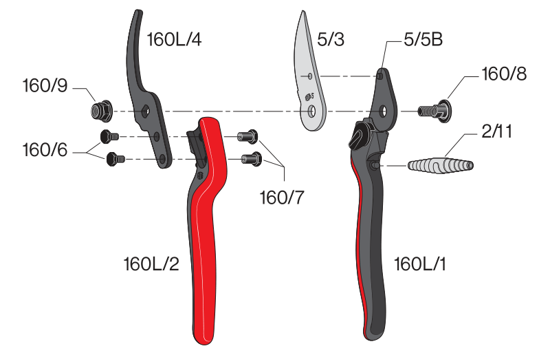 Kéo cắt cành FELCO 160L