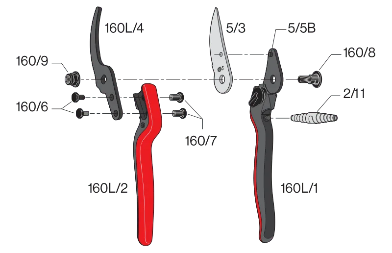 Kéo cắt cành FELCO 160L