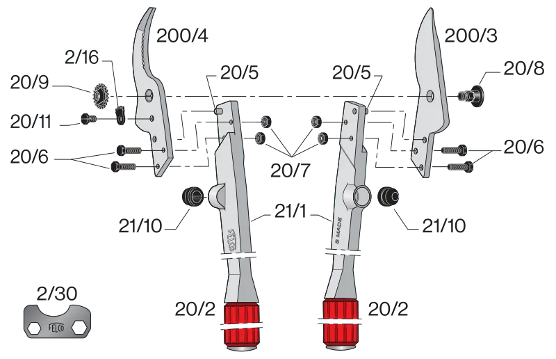 Phụ kiện Kéo cắt cành FELCO 21