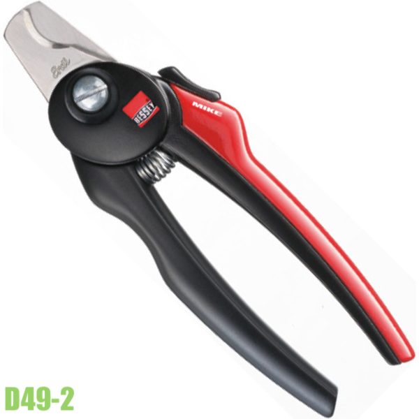 Kéo cắt cáp điện chuyên dụng Ø10mm D49-2, luỡi inox của BESSEY