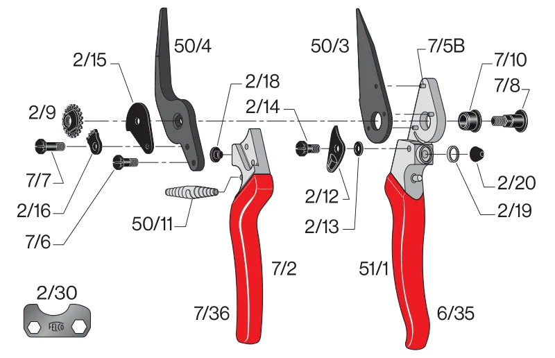 Kéo cắt cành FELCO 50