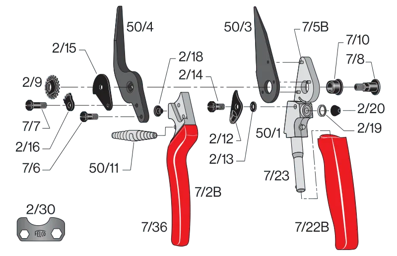 Kéo cắt cành FELCO 50