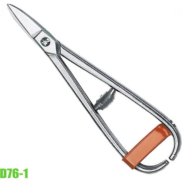 Kéo cắt tỉa nữ trang mũi thẳng BESSEY D76-1, mạ niken