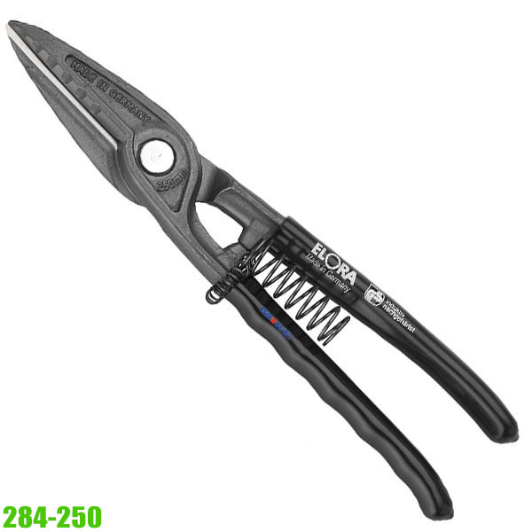 Kéo cắt thép tấm 10 inch ELORA 284-250, cắt thẳng, cán bọc nhựa