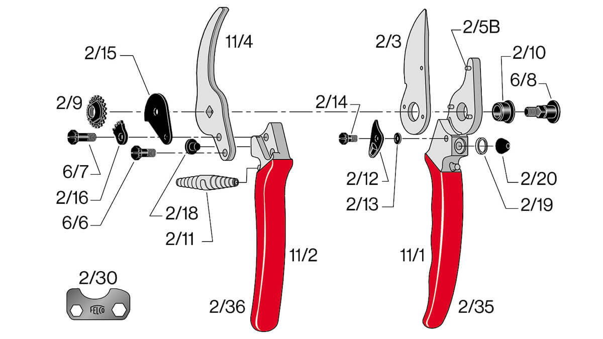 kéo cắt cành felco 11