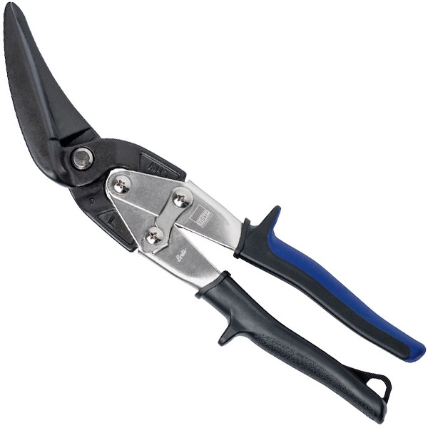 Kéo cắt tôn, tấm kim loại dày 1,2mm, kiểu bo trái