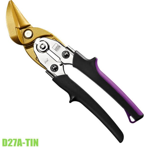 Kéo cắt inox BESSEY D27AH-TIN, khả năng cắt 1.2mm, phủ TiN