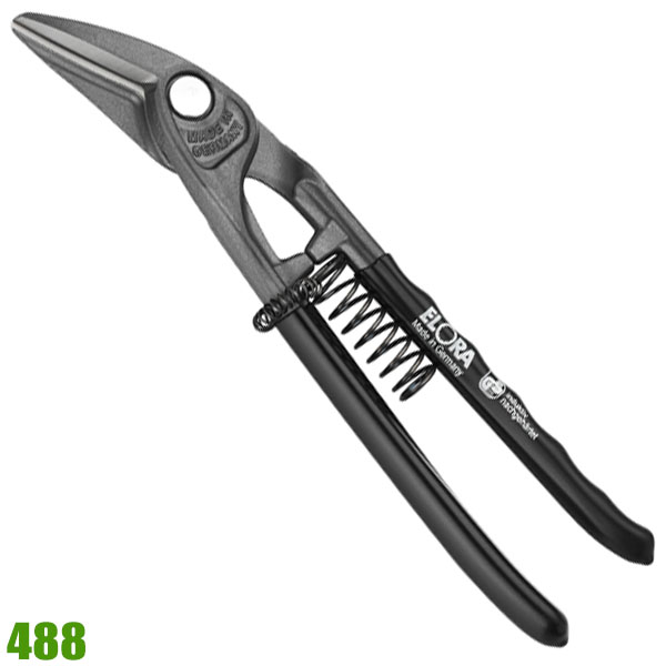 Kéo cắt tôn mỏ sếu 250mm ELORA 488 , cán bọc nhựa mềm PVC