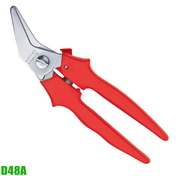 Kéo cắt vải, tấm thép mỏng lưỡi cong BESSEY D48A