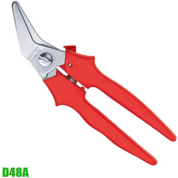 Kéo cắt vải, tấm thép mỏng lưỡi cong BESSEY D48A