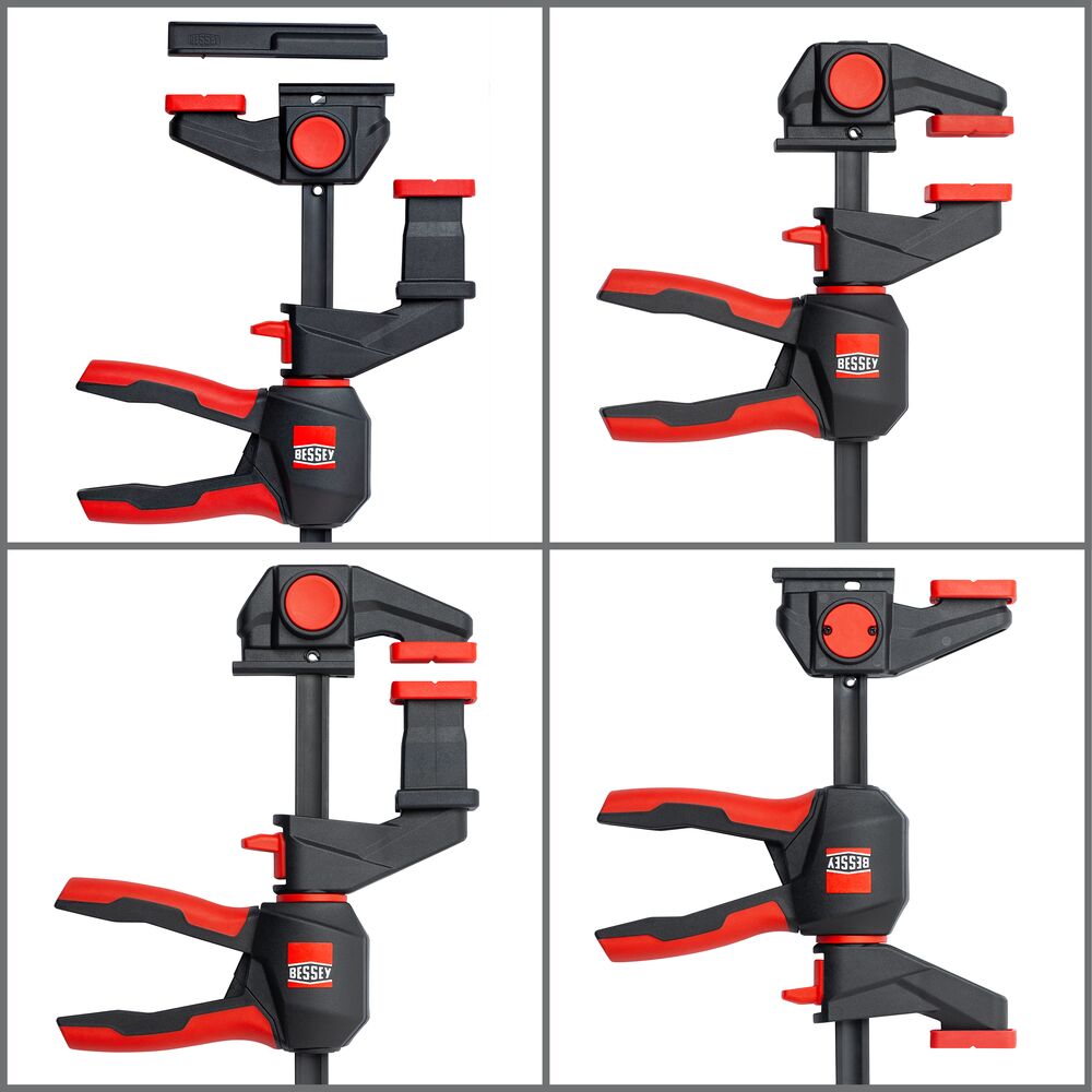 Kẹp bàn một tay với tay cầm xoay cho ray hướng EZR360 BESSEY EZR360-15SET - 150, 60 thumbnail 5