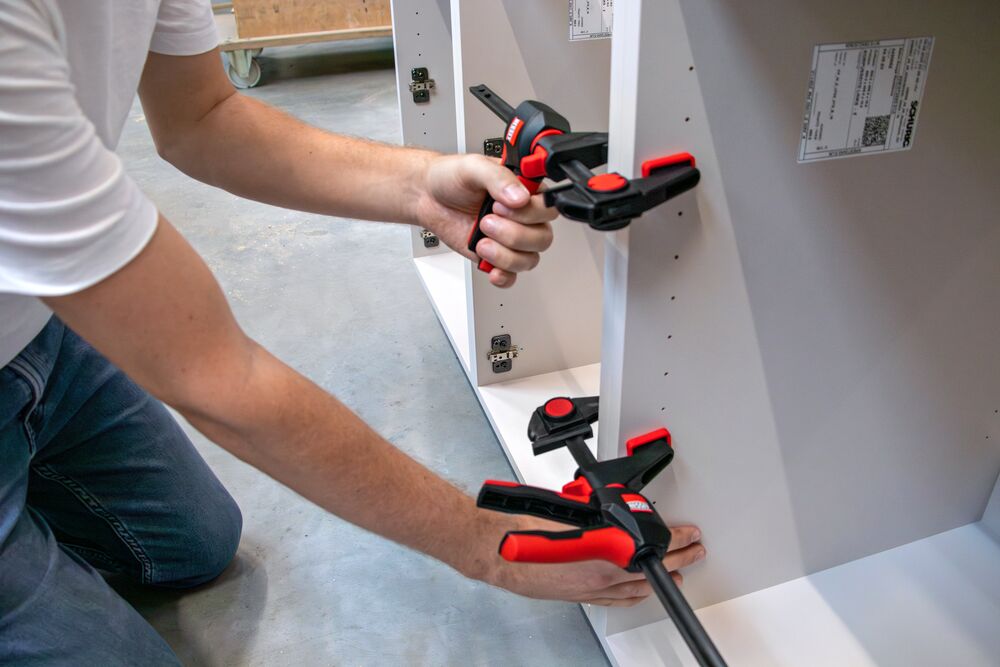 Kẹp bàn một tay với tay cầm xoay cho ray hướng EZR360 BESSEY EZR360-15SET - 150, 60 thumbnail 8