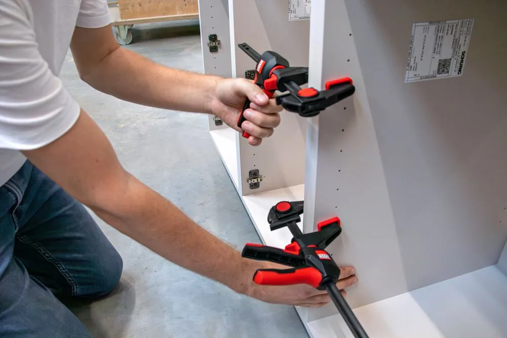Bộ kẹp bàn xoay 360 độ cho thanh dẫn hướng BESSEY EZR360, ngàm mở 150mm, lực kẹp 750N thumbnail 8