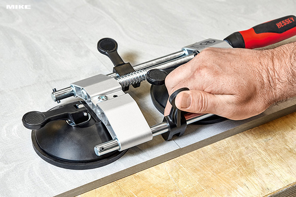 Kẹp tấm phẳng BESSEY PS55, bề mặt nhẵn, lực kẹp 260N