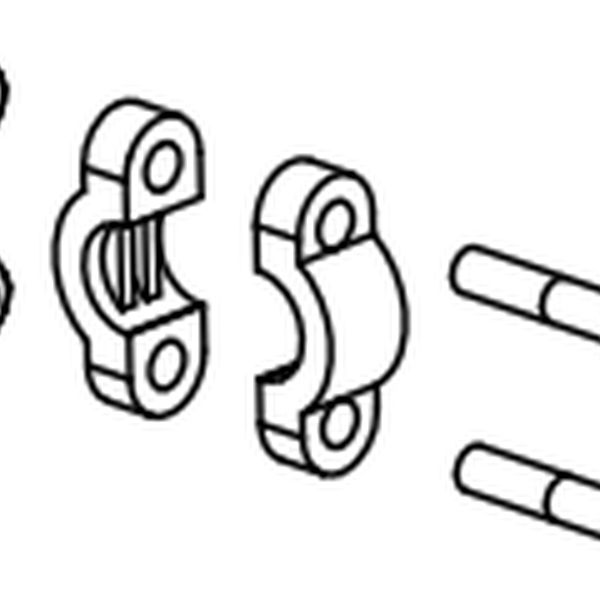 Cable clamp. Euroboor 020.0037 - 55, mm (metric)