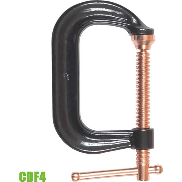 Kẹp chữ C, độ mở ngàm 0-245mm, lực kẹp 18000N, Bessey CDF4