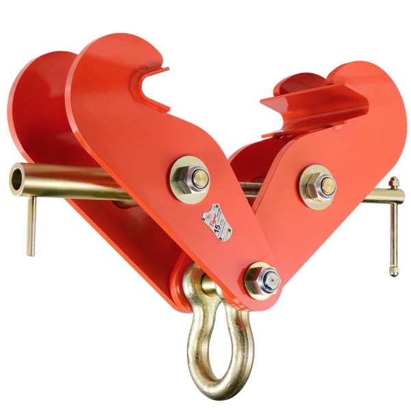 Kẹp dầm có ma ní tải trọng 2t độ mở 75-195mm