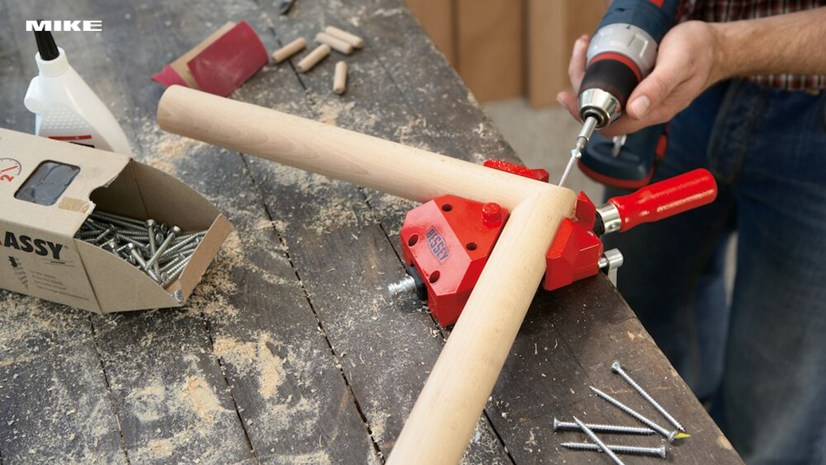 Kẹp góc vuông BESSEY WS6, eto kẹp góc 2x100mm, ngàm 36mm