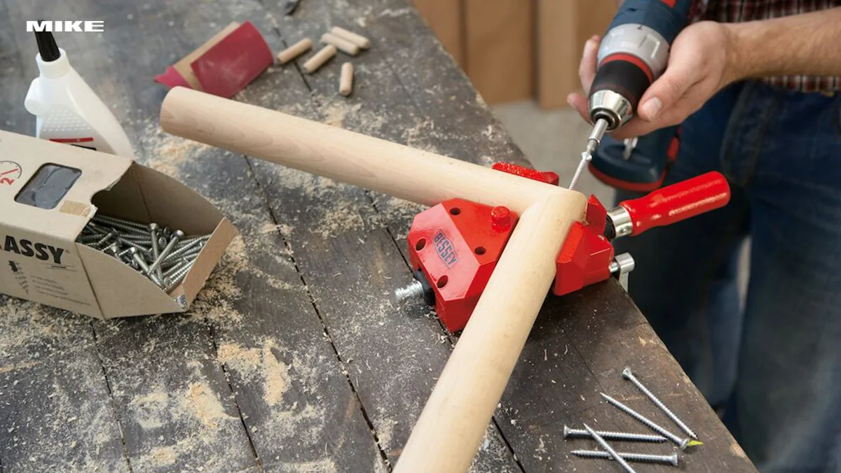 Kẹp góc vuông BESSEY WS6, eto kẹp góc 2x100mm, ngàm 36mm