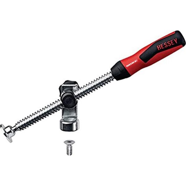 Kẹp phôi BESSEY TW28AV, thanh kim loại trên bàn hàn