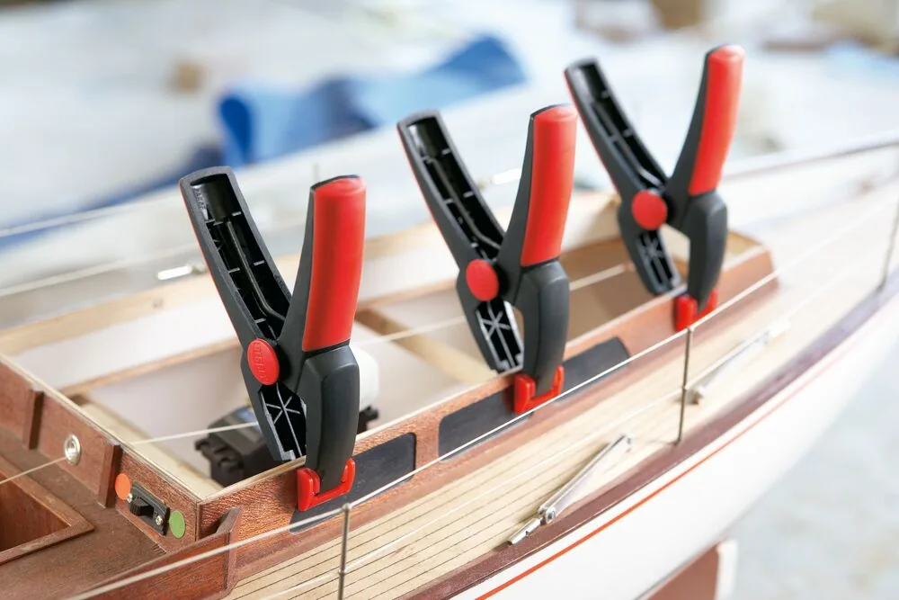 Kẹp lò xo chữ A BESSEY XC1-SET, ngàm mở 20mm, lực kẹp 20N thumbnail 4