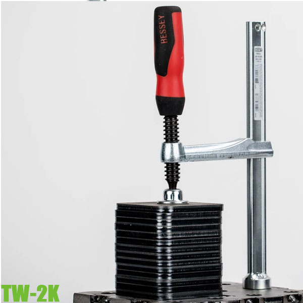 Kẹp phôi bàn hàn BESSEY TW-2K có lực kẹp 3000 đến 5000N thumbnail 2