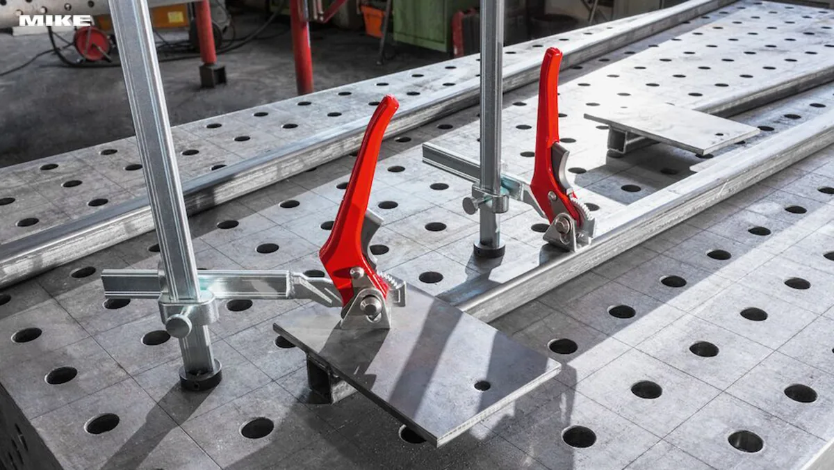 Kẹp phôi hàn BESSEY TWV-H ngàm điều chỉnh độ với linh hoạt
