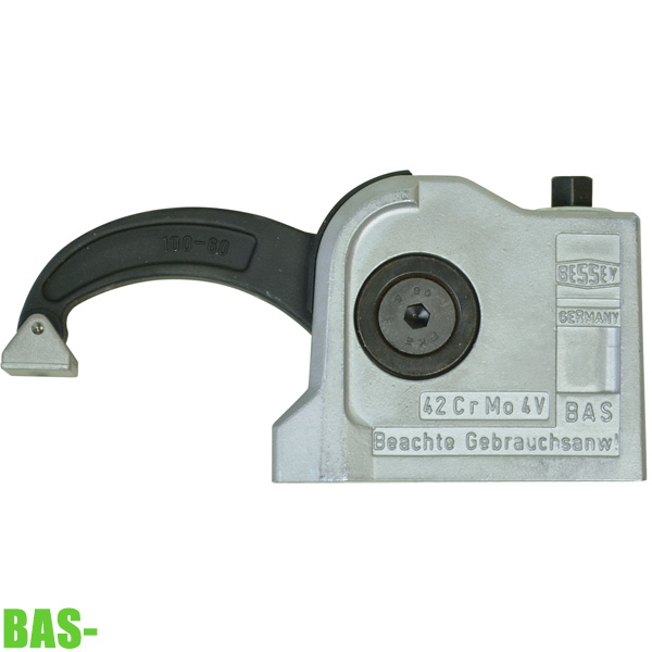 Kẹp phôi BESSEY BAS-C trên bàn máy công cụ 88-97mm