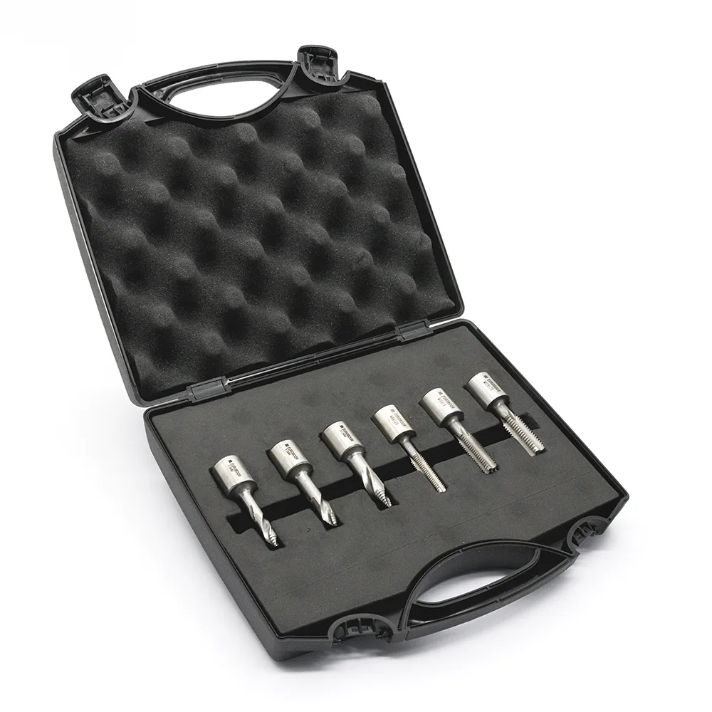 Drill & tap set, HSS-Co. Euroboor DTSW.812S - Includes 6 twist drills and taps M8 -M12, high spe thumbnail 2