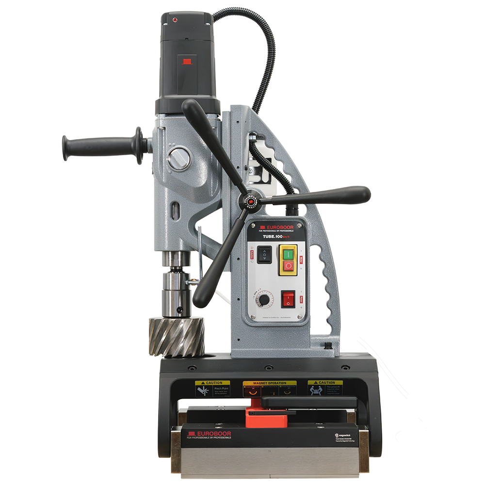 Magnetic drilling machine, 100 mm, 220 V. Euroboor TUBE.100S+/T - 1/8, M3 thumbnail 2